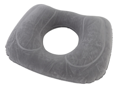 Zn Cojín Inflable Portátil For Silla Con Respaldo De Felpa