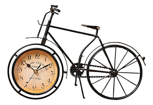 Neotend Reloj De Mesa Para Bicicleta Hecho A Mano De Metal V