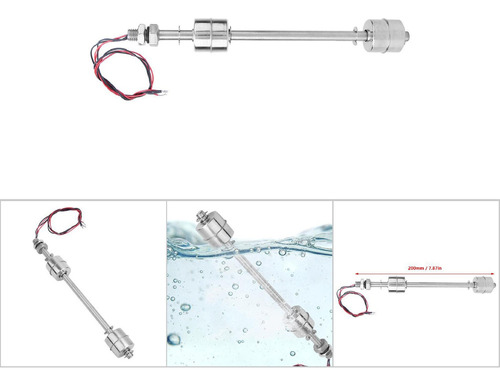 Sensor De Nivel De Agua De Flotador Doble Bola De Acero Inox