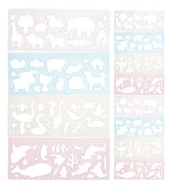 Comprar Moldes Para Pintar Animales, Regla Para Dibujar Animales, 12