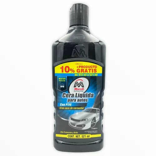 Cera Liquida Para Autos Marvil (silicon, Acrilico Y Ptfe