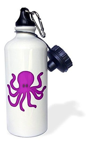 3drose - Botella De Agua Para Deportes Con Ilustración De Pu