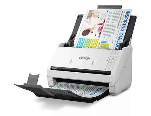 Escáner Epson Ds-730n De Mesa Adf Doble Cara Red Y Usb 2.0 Color Blanco