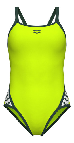Traje De Baño Arena Icons Super Fly Para Mujer Verde Limón 30