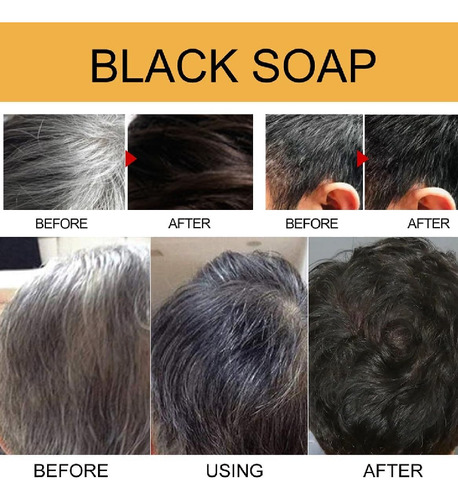 Shampoo Orgânico De Carvão De Bambu Para Escurecer O Cabelo