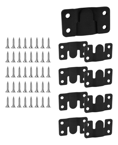 10pcs Entrelazando El Soporte Del Soporte Del Soporte Negro