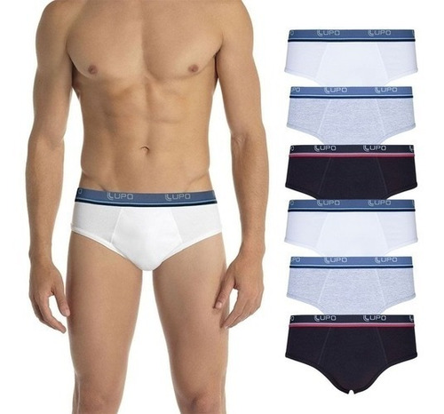 Slip Lupo Algodón Con Lycra Importado Modelo 524