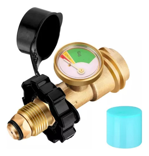 Manómetro Medidor Adaptador Para Tanque Gas Lp