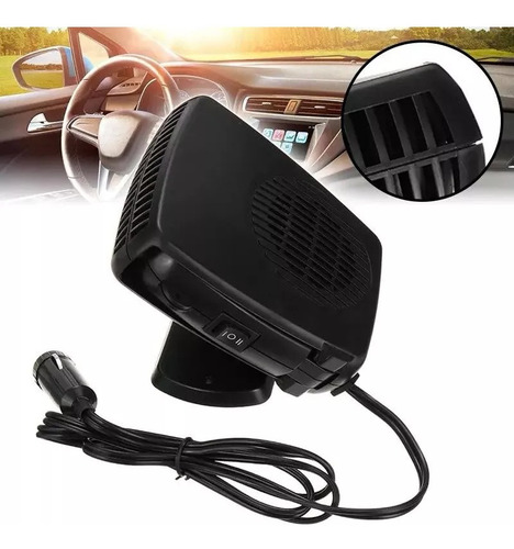 Calefactor De Automovil 12v Termoventilador 200w Portatil