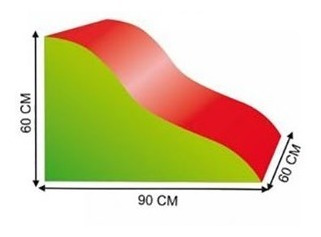 Rampa Ondulada De Estimulación 90x60x60 Cm. 