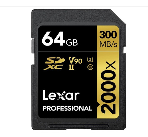 Memoria Lexar Professional 2000x 64gb Sdxc Uhs-ii 300mb/s