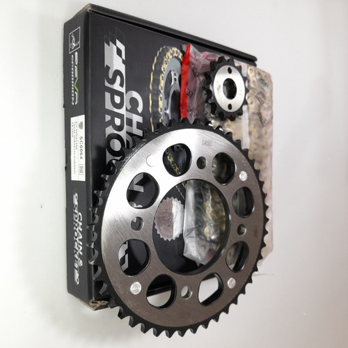 Kit Arrastre Honda Cb190r Cadena Dorada 14/45 Revo Scorpion