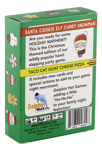 Juego De Cartas Navideño Taco Cat - Diversión Familiar 7