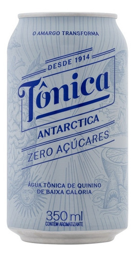 Água Tônica Antarctica Diet Lata 350ml 