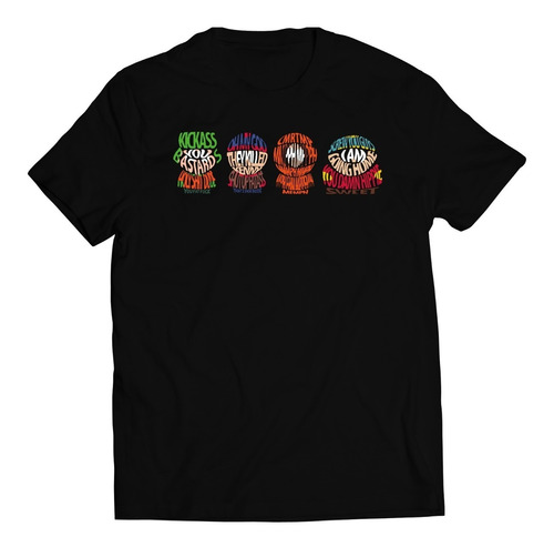 Polera Series South Park - Los 4, Letras