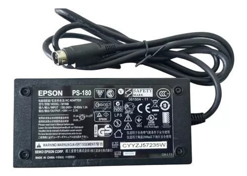 Epson Ps180 Eliminador Para Star/bixolon/ecline/hp Etc.