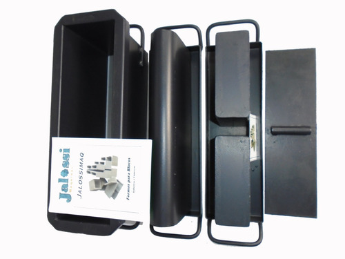 Imagem 4 de 4 de Kit Forma Bloco Canaleta 12 Sem Fundo11,5x19x39cm Jalossimaq