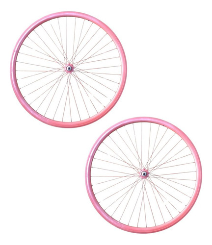 Rines Mybikemx Aerodinámicos Rosa Perlado 36 Agujeros