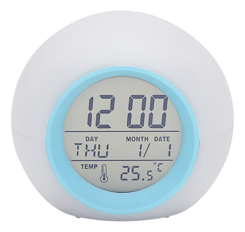 Reloj Despertador Con Luz De Mesa Táctil, Despertador Led, N