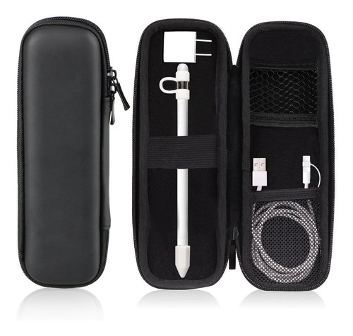 Kit Capa Case Tampa E Cordão Silicone Apple Pencil iPad Pro
