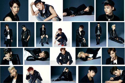 Juego 21 Posters Bts Dark & Wild Kpop Coreano 28 Cms Carta