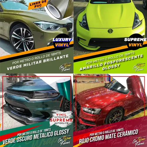 Vinil Wrap Gris Nardo Brillante Luxury Hd Pet Autoelit 1x1.5