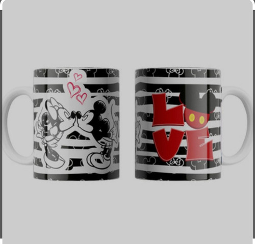 2 Tazas San Valentin, Taza Mickey Mouse, Tazas Parejas