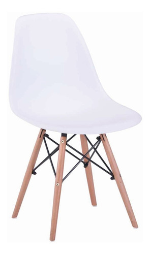 Silla Eames Butaca Moderna Blanco Y971b