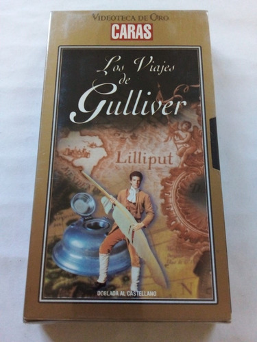 Imagen 1 de 2 de Los Viajes De Gulliver - Videoteca Oro Caras #29 Vhs