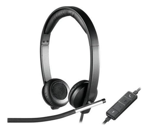 Headset Logitech H650e Stereo Usb 981-000518