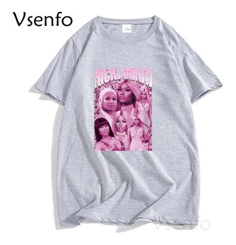 Playera De Manga Corta Estampada De Nicki Minaj