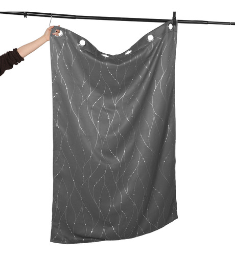 Cortina Opaca Con Ojales Para Ventanas, Aislante Térmico