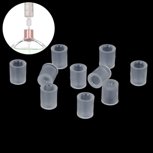 Adaptador Jeringa Decant Muestra Perfumes Extractor X10 Uni Blanco