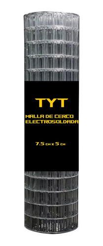 Tejido Malla Electrosoldada Galvanizada Rollo 1 X 25 Mts