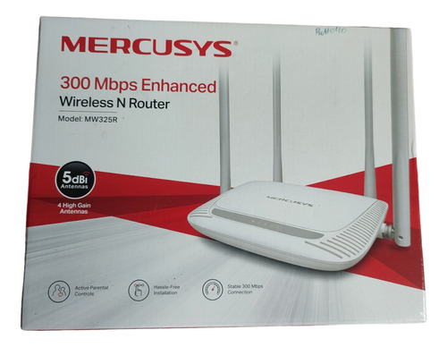 Router Mercusys Mw325r 4 Antenas Blanco