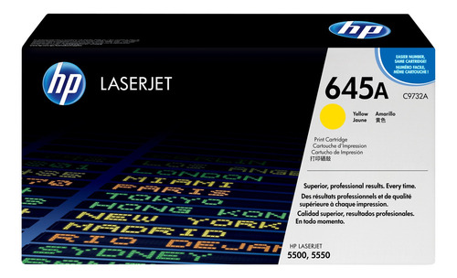 Cartucho Toner Hp 645a Amarillo Laserjet 5500 5550 Original