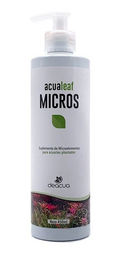 Acualeaf Micros 450ml Microelementos Abono Acuario Plantas