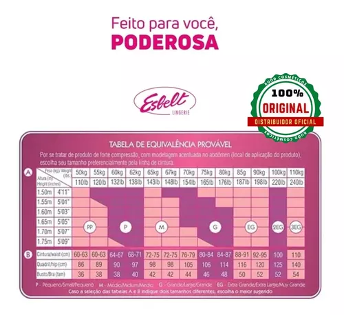 Cinta Modeladora Emborrachada Cotton, Esbelt, Preta, 404