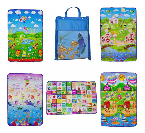 Tapete Infantil Termico Impermeável 180x120cm Portátil
