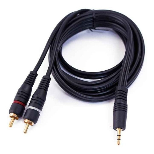 Cable De Audio Plug 3,5mm  A 2 Rca 1,8m Ev9180