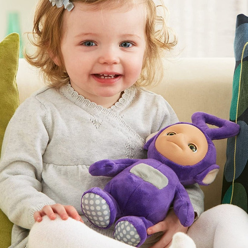 2 Muñecas Súper Suaves De Peluche Corto Teletubbies De Pie R