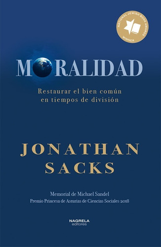 Libro Moralidad - Jonathan Sacks - Nagrela