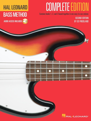 Método Hal Leonard Bass - Edición Completa ¡los Libros 1, 2 Y 3 Se Unen En Un Volumen Fácil De Usar!, De Ed Friedland. Editorial Hal Leonard En Inglés