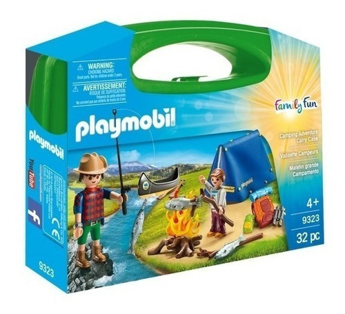 Imagen 1 de 6 de Playmobil Maletin Camping Family Fun 9323 Ink Educando