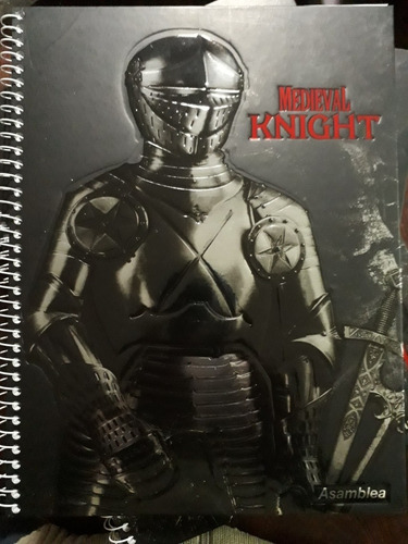 Cuaderno Universitario A4 Tapa Dura Medieval Knight Rayado