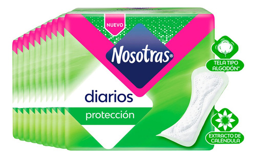 Protector Nosotras Normal X10 Pqts