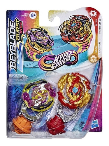 Beyblade Burst Rise Pack De 2 Hyper Sphere - Hasbro
