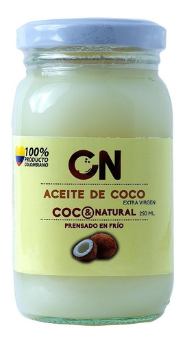 Aceite De Coco Orgánico Extra Virgen Por - L a $73