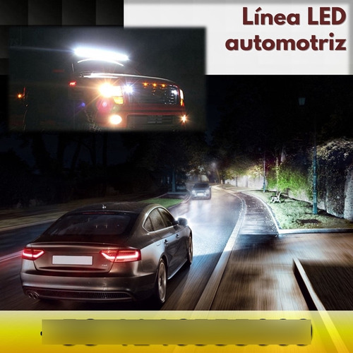 Barra Led Auto 13  120w 12000lm Recta Combo Beam