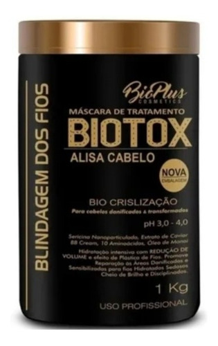 Botox Bio Plus Cosmeticos Aroma  Suave Profesional 1k